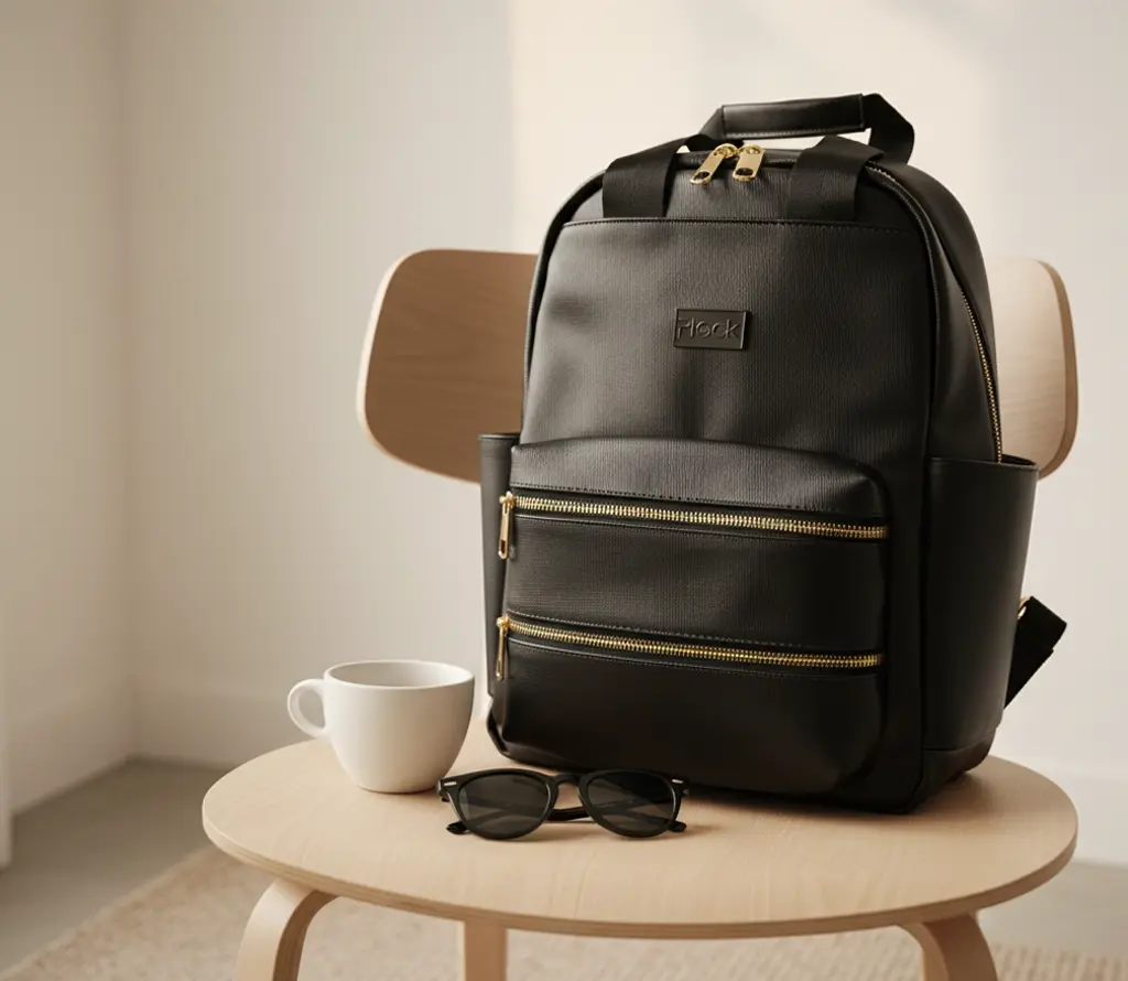 Totepack Cora Aura Negro Interior