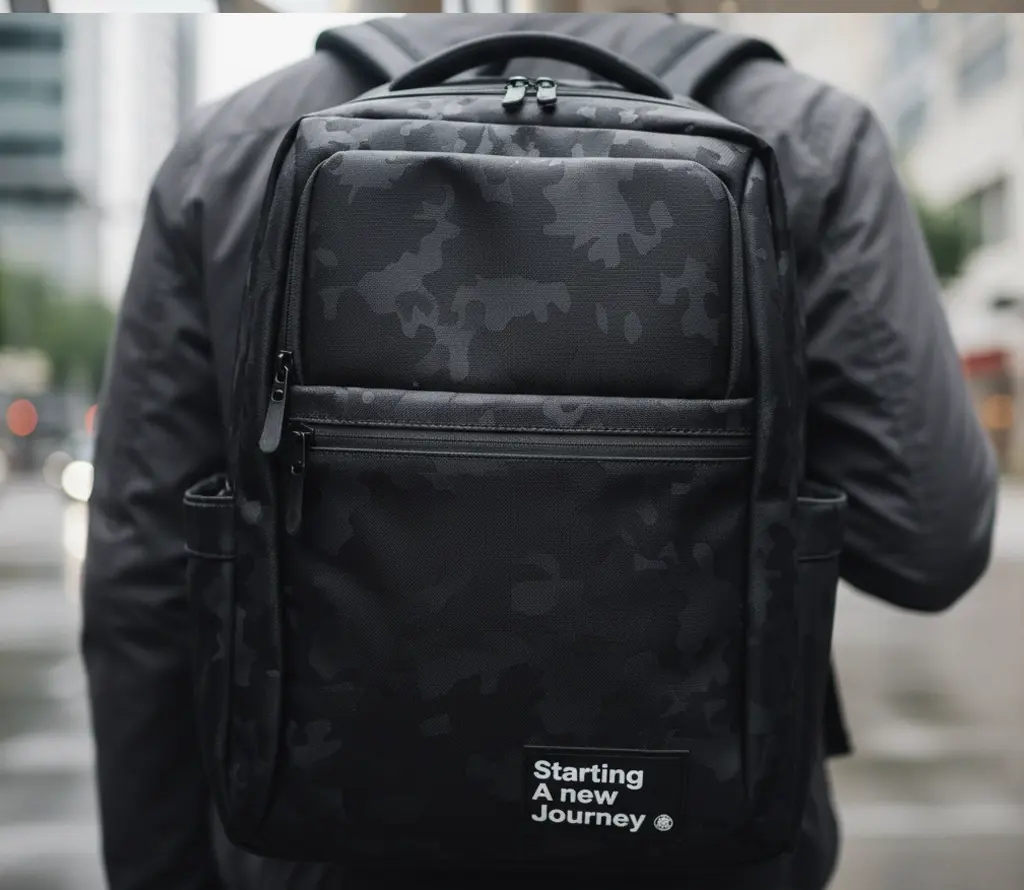 Morral Flock Camo Negro Calle Morral Flock Camo Negro Calle