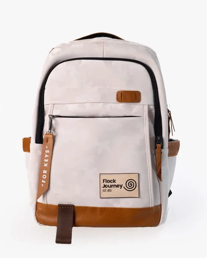 Morral Traveler Camo Beige Frente