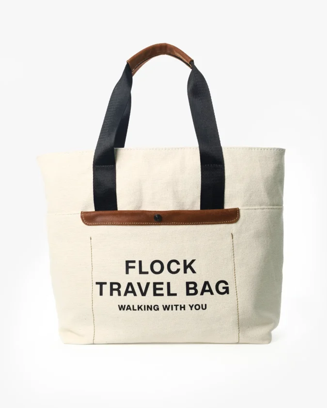 Tote Nomad Voyage Crema Frente