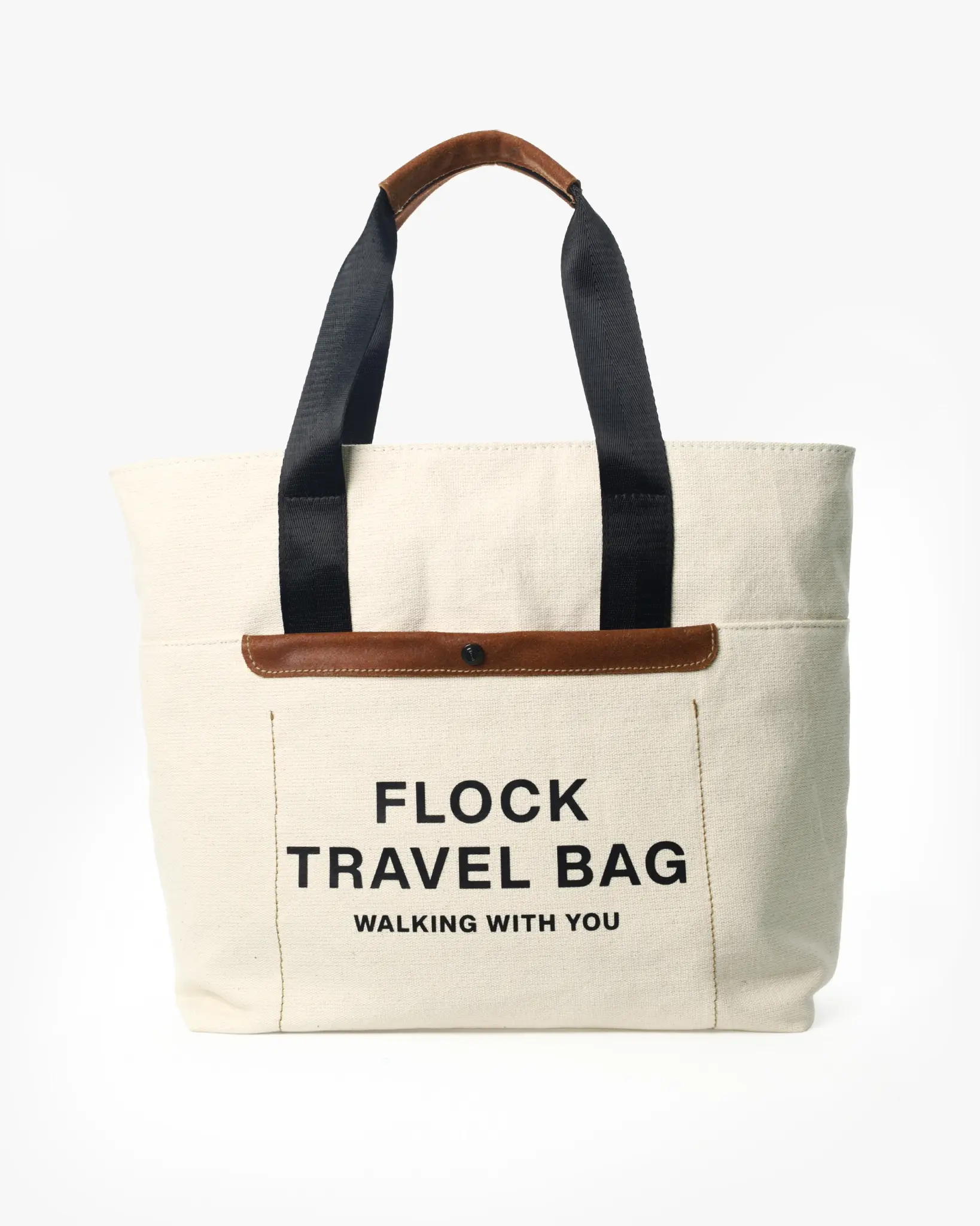 Tote Nomad Voyage Crema Frente