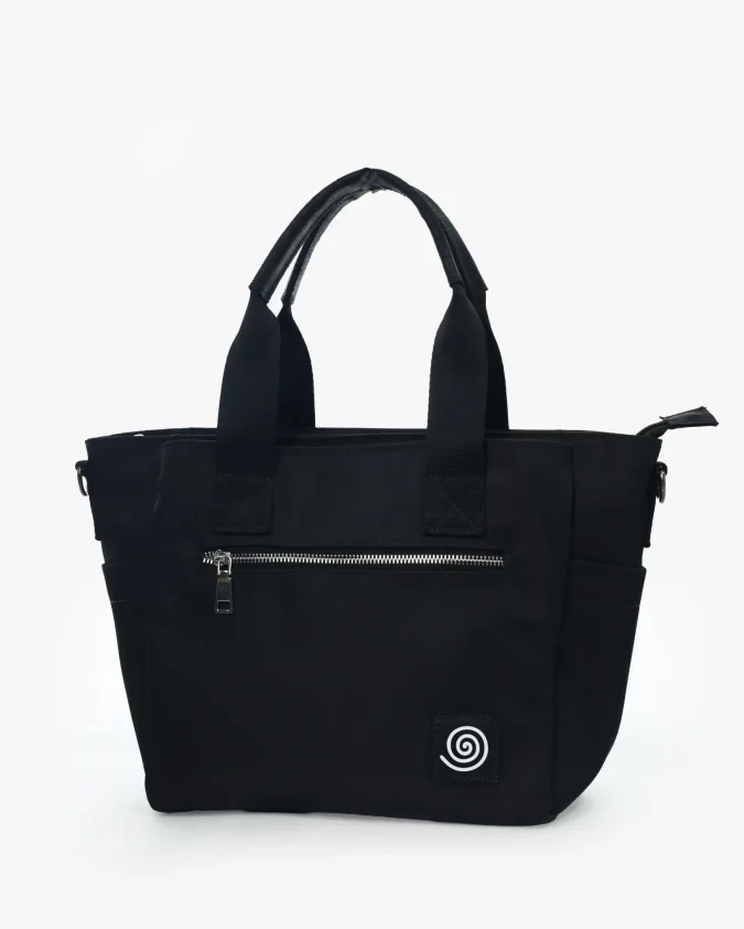 Totebag Canvas Croma Negro Frente