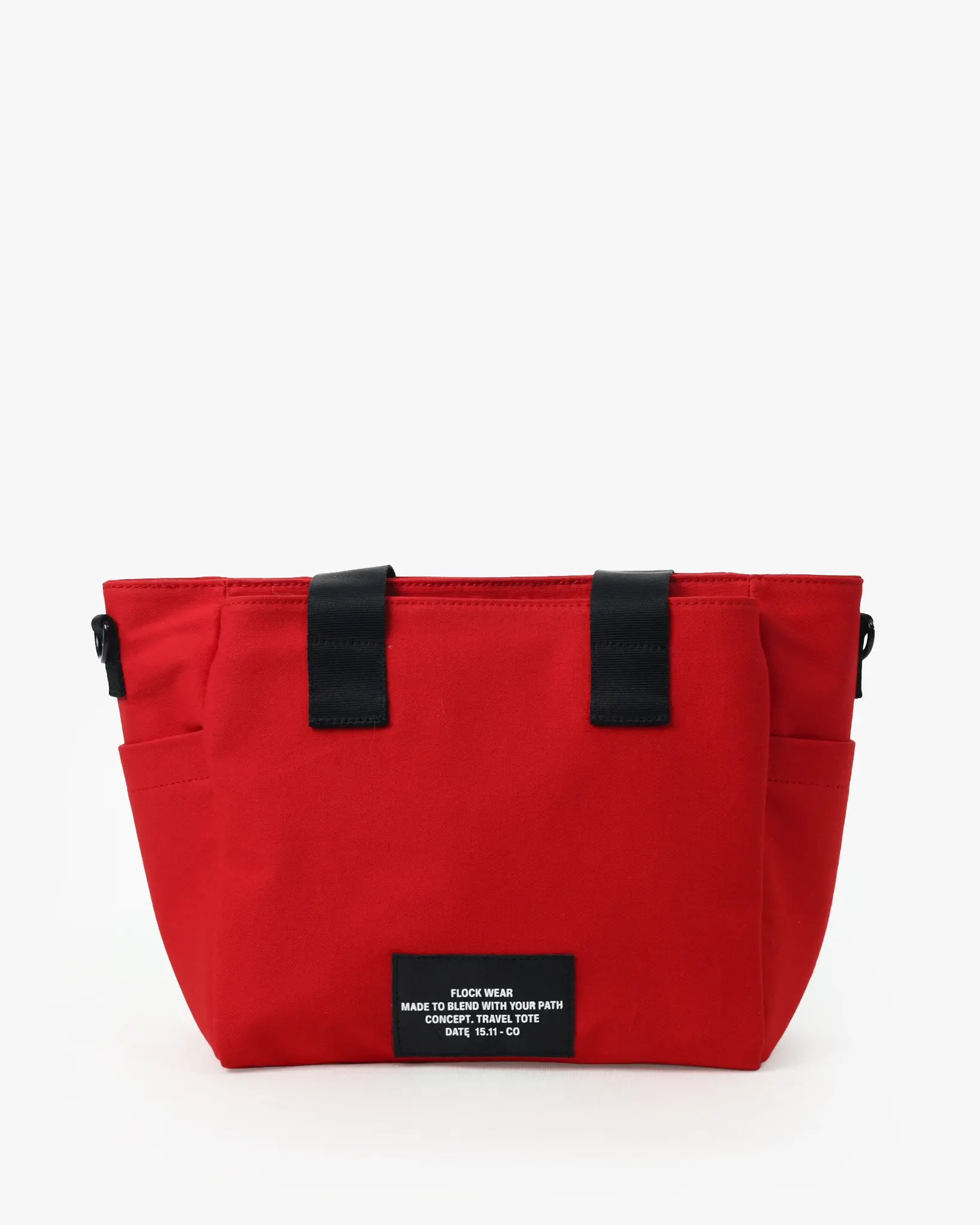Totebag Canvas Voyage Rojo Espalda