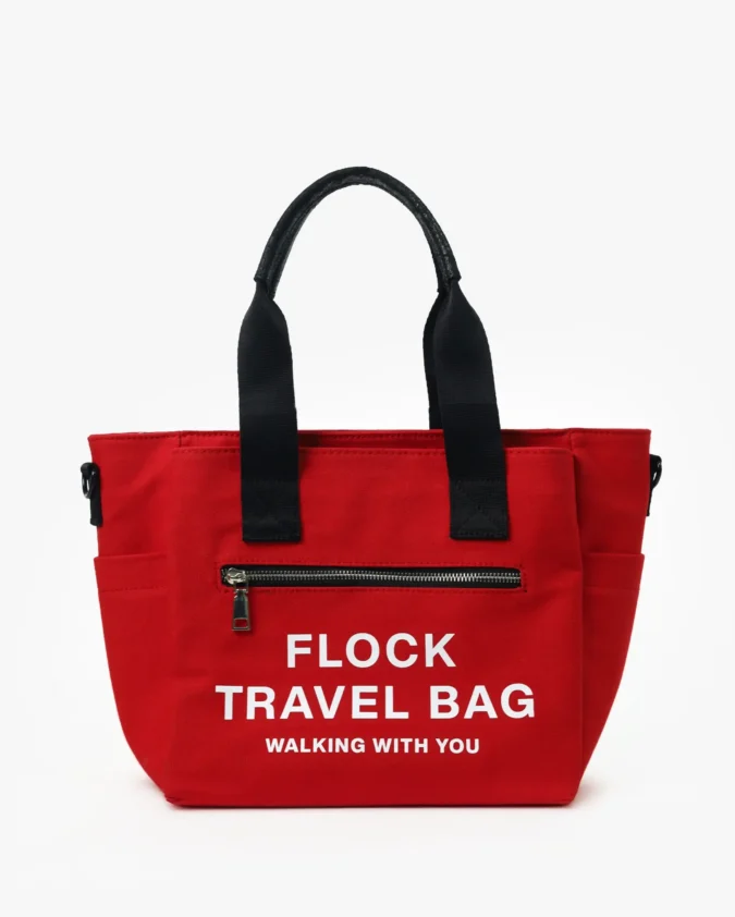 Totebag Canvas Voyage Rojo Frente