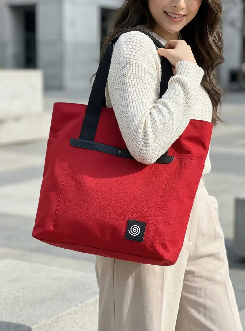 Totebag Nomad Classic Rojo Exterior