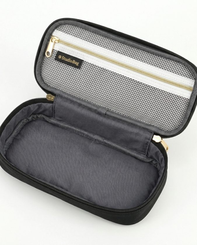 Cartuchera Croma Negro Interior