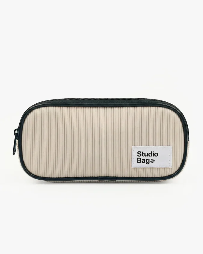 Cartuchera Wave Beige Frente