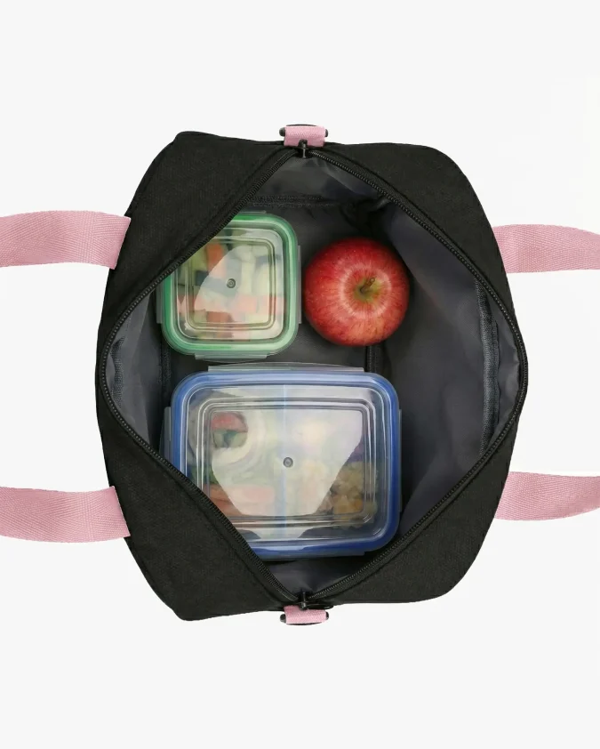 Lunchbox Canvas Negro Interior