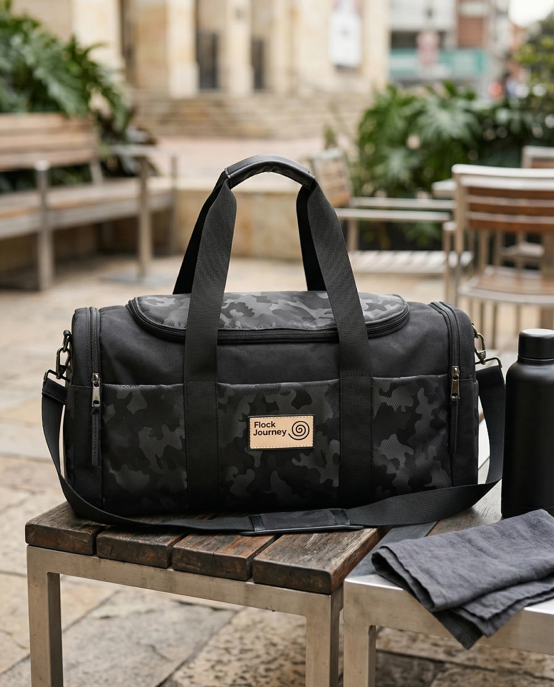 Viajera Camo Descanso