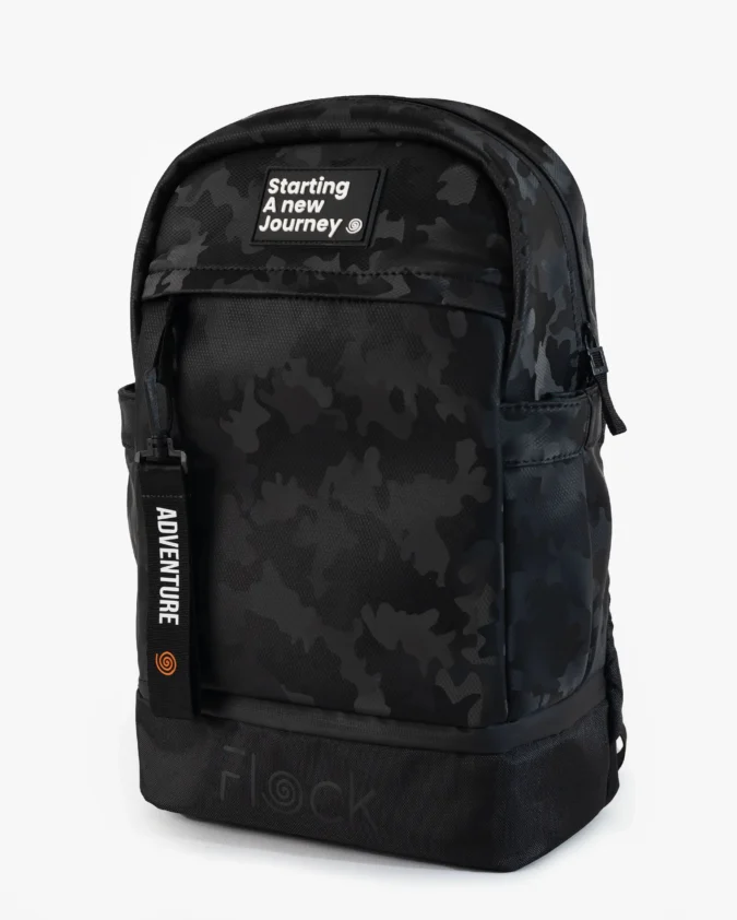 Morral Journey Camo Negro Perfil